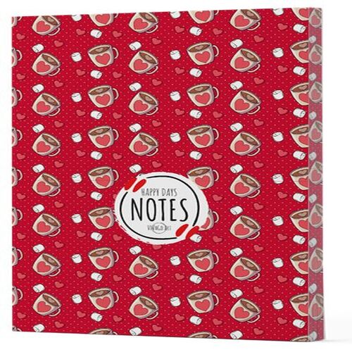 Kahve 9 - Yan Boyamalı Çizgili Defter Kahve 9 - Yan Boyamalı Çizgili Defter