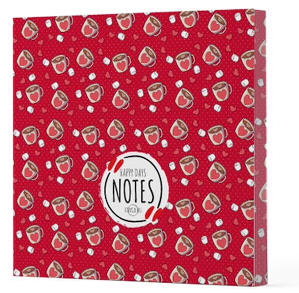Kahve 9 - Çizgisiz Yan Boyamalı Defter Kahve 9 - Çizgisiz Yan Boyamalı Defter