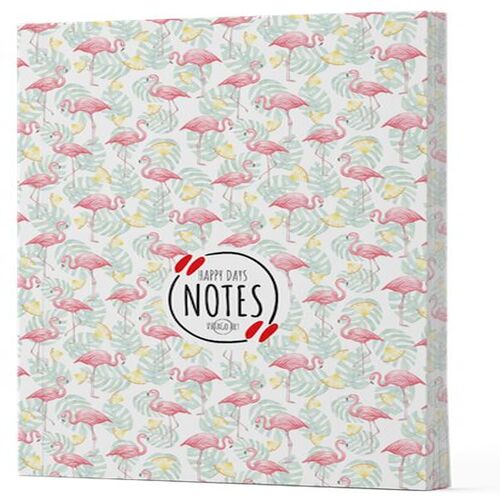 Flamingo 3 - Yan Boyamalı Çizgili Defter Flamingo 3 - Yan Boyamalı Çizgili Defter