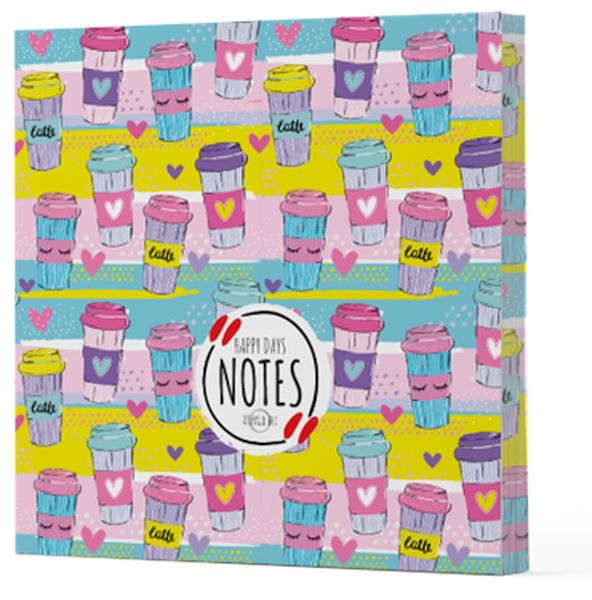 Kahve 10 - Çizgisiz Yan Boyamalı Defter Kahve 10 - Çizgisiz Yan Boyamalı Defter