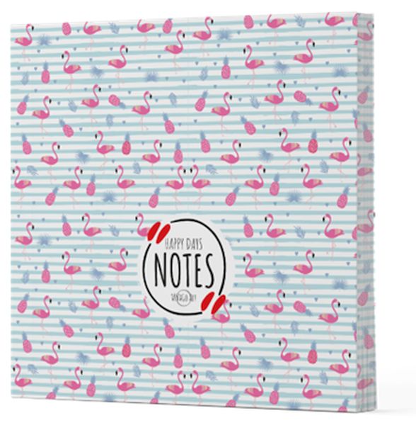 Flamingo 4 - Çizgisiz Yan Boyamalı Defter Flamingo 4 - Çizgisiz Yan Boyamalı Defter