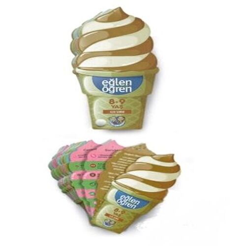 Eğlen Öğren Ice Cream - 420 Soru (8-9 Yaş) Eğlen Öğren Ice Cream - 420 Soru (8-9 Yaş)