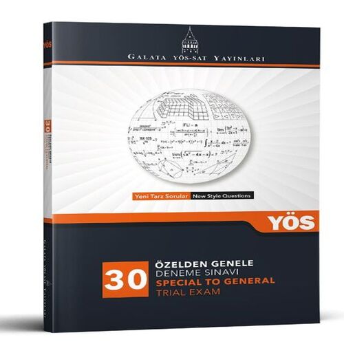 Galata YÖS-SAT Özelden Genele Deneme Sınavı Galata YÖS-SAT Özelden Genele Deneme Sınavı