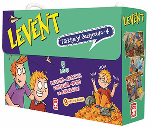Levent Türkiye'yi Geziyorum - 4 (5 Kitap Takım)