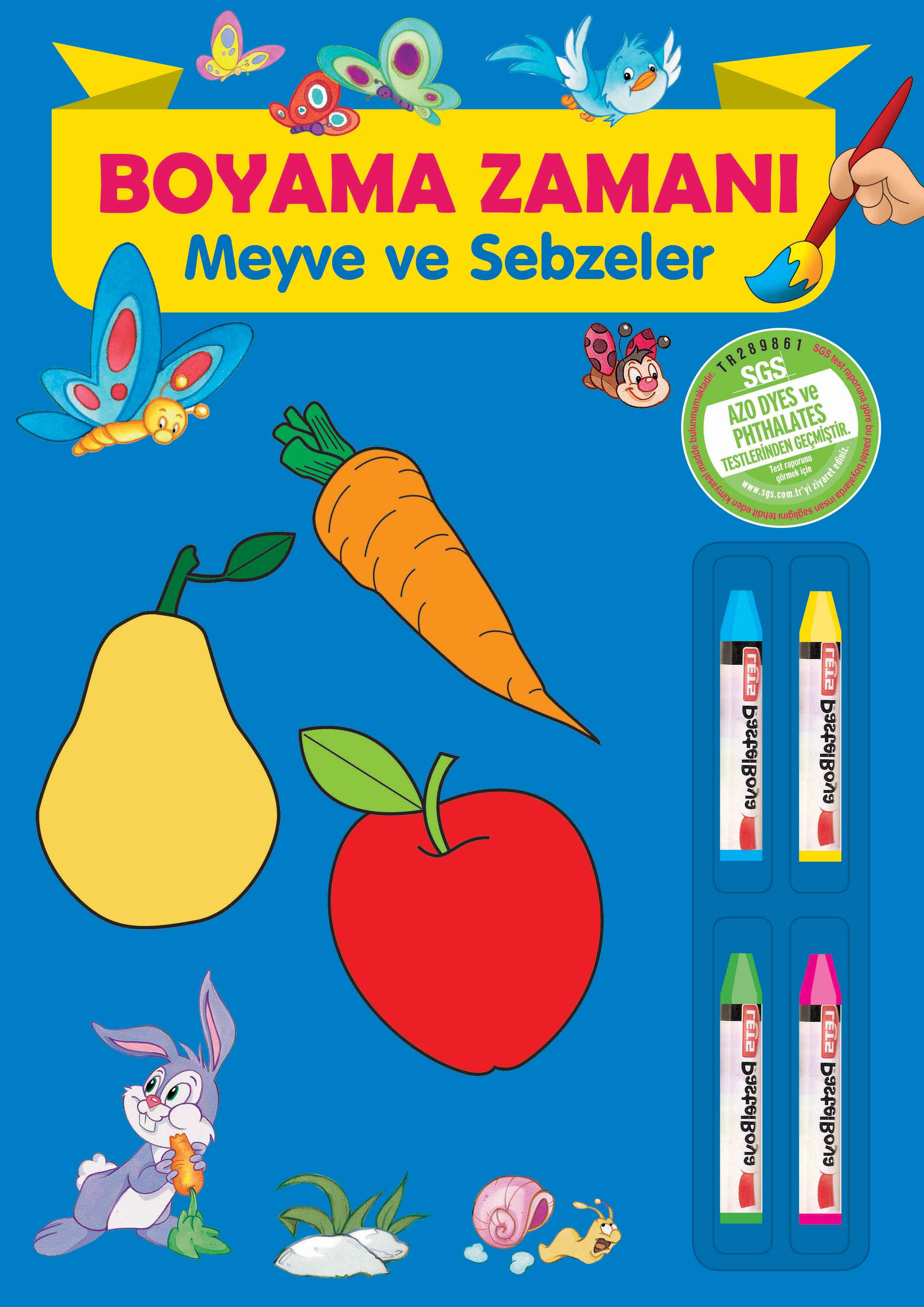 Boyama Zamanı: Meyve ve Sebzeler Boyama Zamanı: Meyve ve Sebzeler