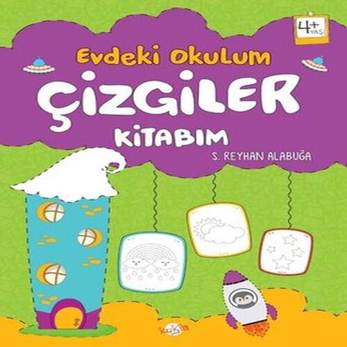 Evdeki Okulum Çizgiler Kitabım 4+Yaş Evdeki Okulum Çizgiler Kitabım 4+Yaş