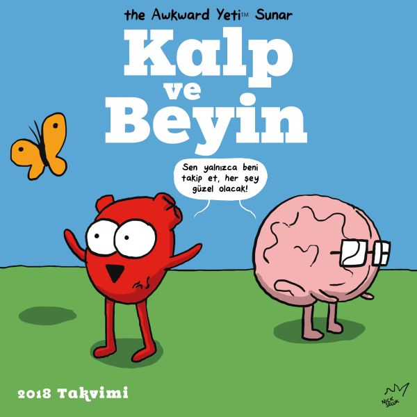 Kalp ve Beyin 2018 Duvar Takvimi Kalp ve Beyin 2018 Duvar Takvimi