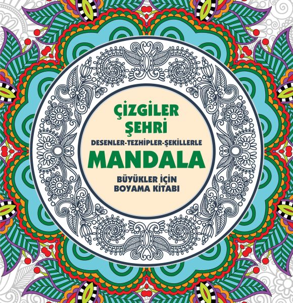 Çizgiler Şehri - Mandala (Büyükler İçin Boyama) Çizgiler Şehri - Mandala (Büyükler İçin Boyama)