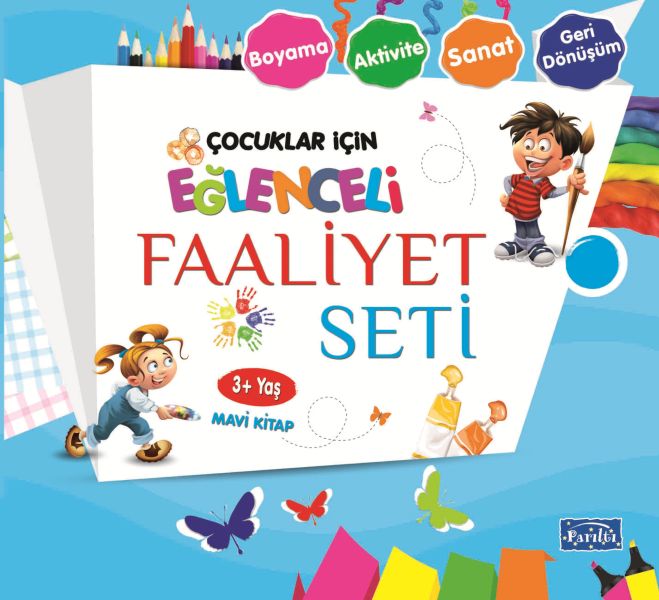 Eğlenceli Faaliyet Seti - Mavi - 3+ Yaş Eğlenceli Faaliyet Seti - Mavi - 3+ Yaş