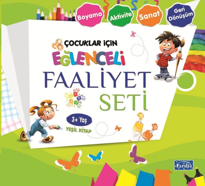 Eğlenceli Faaliyet Seti - Yeşil - 3+ Yaş Eğlenceli Faaliyet Seti - Yeşil - 3+ Yaş