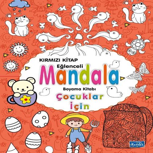 Çocuklar İçin Mandala Kırmızı Çocuklar İçin Mandala Kırmızı