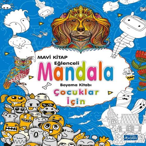 Çocuklar İçin Mandala Mavi Çocuklar İçin Mandala Mavi
