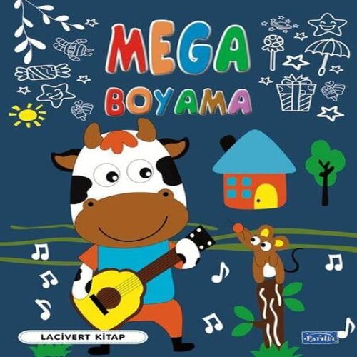 Mega Boyama Lacivert Kitap Mega Boyama Lacivert Kitap