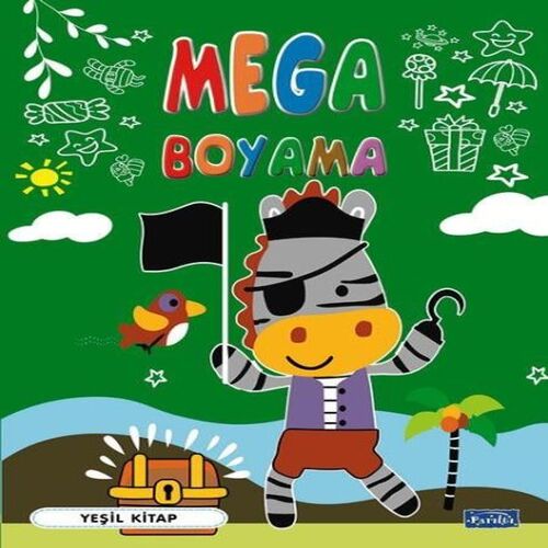 Mega Boyama Yeşil Kitap Mega Boyama Yeşil Kitap