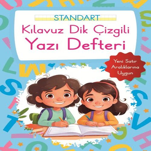 Kılavuz Dik Çizgili Yazı Defteri Büyük Boy - Mavi Kılavuz Dik Çizgili Yazı Defteri Büyük Boy - Mavi