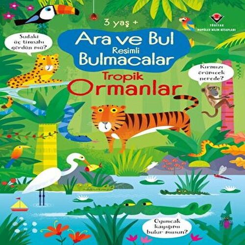 Ara ve Bul Resimli Bulmacalar Tropik Ormanlar Ara ve Bul Resimli Bulmacalar Tropik Ormanlar