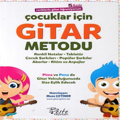 Çocuklar İçin Gitar Metodu - Renklerle Gitar Öğreniyorum Çocuklar İçin Gitar Metodu - Renklerle Gitar Öğreniyorum