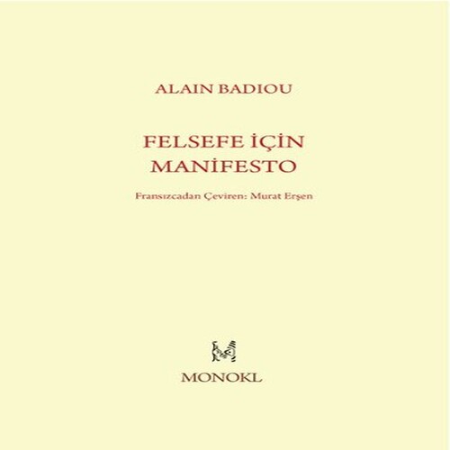 Felsefe İçin Manifesto Felsefe İçin Manifesto