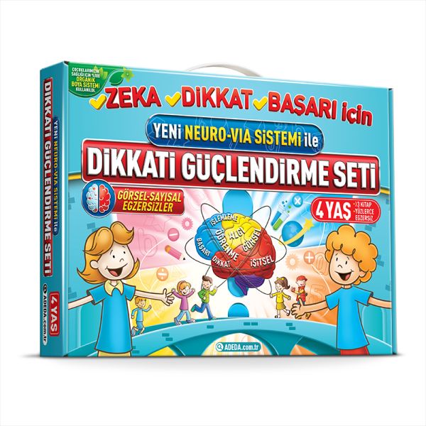 Dikkati Güçlendirme Seti - Anasınıfı – 4 Yaş Neuro-Via Dikkati Güçlendirme Seti - Anasınıfı – 4 Yaş Neuro-Via