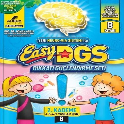 EASY Dikkati Güçlendirme Seti 4-7 yaş B Kitapçığı EASY Dikkati Güçlendirme Seti 4-7 yaş B Kitapçığı