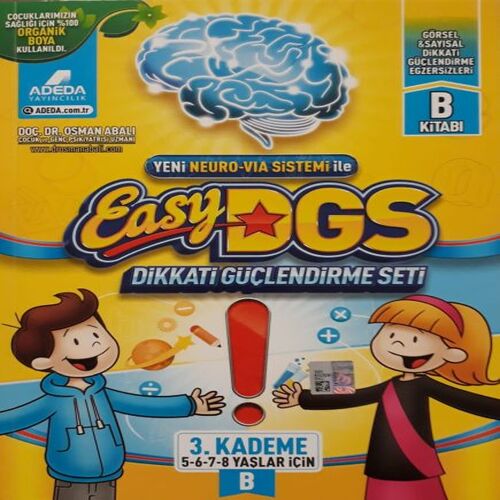 EASY Dikkati Güçlendirme Seti 5-8 yaş B Kitapçığı EASY Dikkati Güçlendirme Seti 5-8 yaş B Kitapçığı