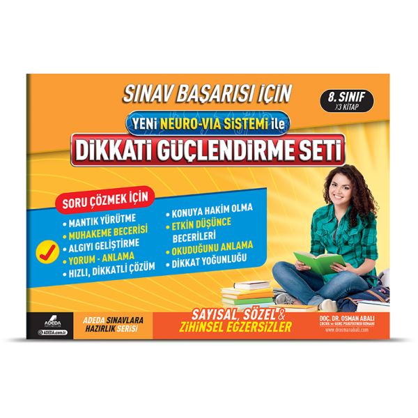 Dikkati Güçlendirme Seti 8. Sınıf – 14 Yaş Dikkati Güçlendirme Seti 8. Sınıf – 14 Yaş