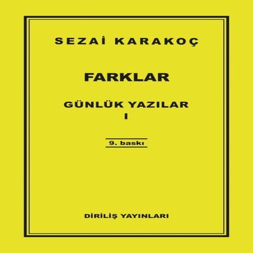 Günlük Yazılar 1 - Farklar Günlük Yazılar 1 - Farklar