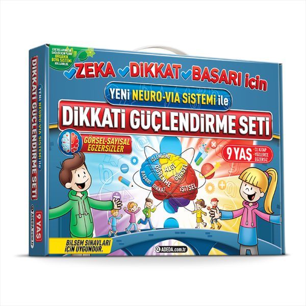 Dikkati Güçlendirme Seti 3. Sınıf – 9 Yaş- Neuro-Via Dikkati Güçlendirme Seti 3. Sınıf – 9 Yaş- Neuro-Via