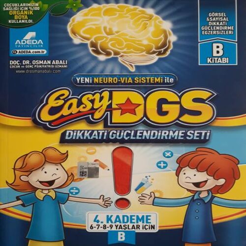 EASY Dikkati Güçlendirme Seti 6-9 yaş B Kitapçığı EASY Dikkati Güçlendirme Seti 6-9 yaş B Kitapçığı