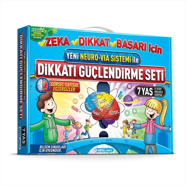 Dikkati Güçlendirme Seti 1. Sınıf – 7 yaş Neuro-Via Dikkati Güçlendirme Seti 1. Sınıf – 7 yaş Neuro-Via