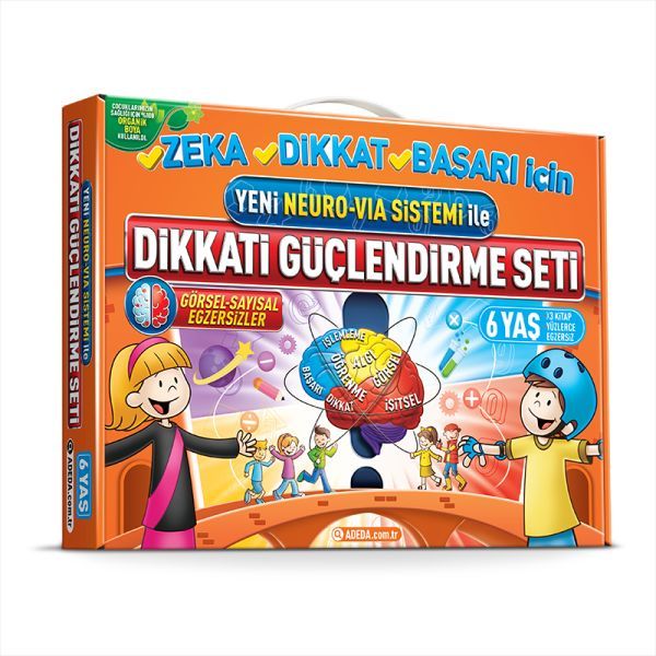 Dikkati Güçlendirme Seti Anasınıfı – 6 Yaş- Neuro-Via Dikkati Güçlendirme Seti Anasınıfı – 6 Yaş- Neuro-Via