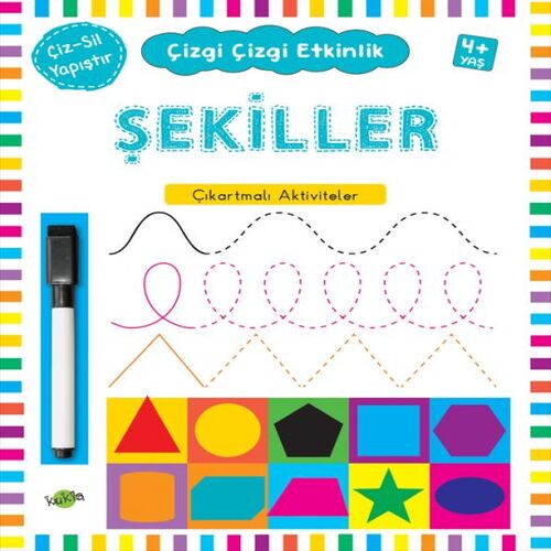 Çizgi Çizgi Etkinlik - Şekiller (4+ Yaş) Çizgi Çizgi Etkinlik - Şekiller (4+ Yaş)