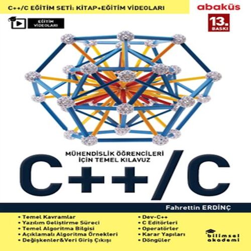 Mühendislik Öğrencileri İçin Temel Kılavuz C / C++ - Eğitim Videolu Mühendislik Öğrencileri İçin Temel Kılavuz C / C++ - Eğitim Videolu