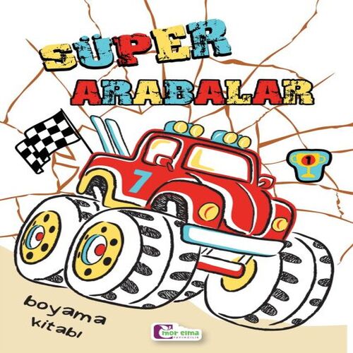 Süper Arabalar Boyama Kitabı Süper Arabalar Boyama Kitabı