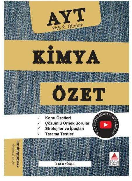 Delta Kültür YKS 2. Oturum Kimya Özet Delta Kültür YKS 2. Oturum Kimya Özet