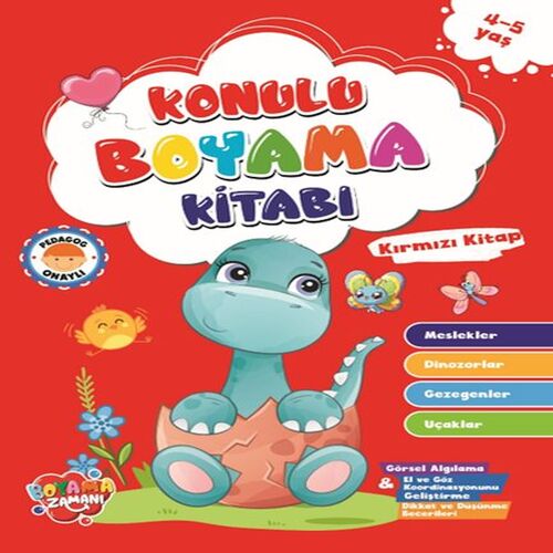 Konulu Boyama - KırmızıKitap (4-5 Yaş) Konulu Boyama - KırmızıKitap (4-5 Yaş)