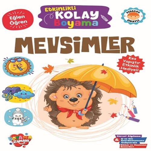 Etkinlikli Kolay Boyama -Mevsimler Etkinlikli Kolay Boyama -Mevsimler