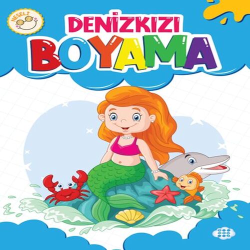 Neşeli Denizkızı Boyama Neşeli Denizkızı Boyama