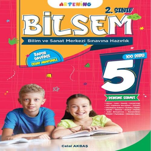 2. Sınıf 2025 BİLSEM Sınavına Hazırlık 5’li Deneme Sınavı 2. Sınıf 2025 BİLSEM Sınavına Hazırlık 5’li Deneme Sınavı