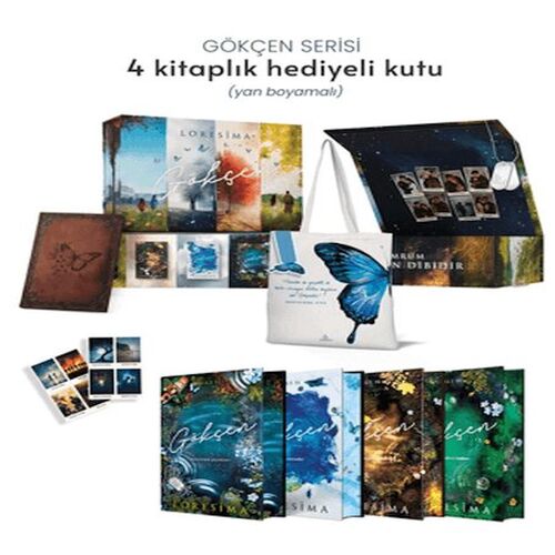 Gökçen Serisi - Yan Boyamalı Hediyeli Kutu Gökçen Serisi - Yan Boyamalı Hediyeli Kutu