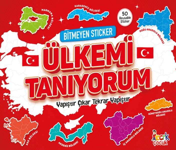 Bitmeyen Sticker - Ülkemi Tanıyorum Bitmeyen Sticker - Ülkemi Tanıyorum