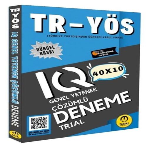 Tasarı 2025 TR YÖS IQ 40X10 Çözümlü Deneme Tasarı 2025 TR YÖS IQ 40X10 Çözümlü Deneme
