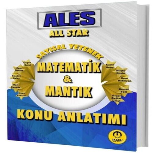Tasarı Yayınları 2025 ALES All Star Sayısal Yetenek Matematik Mantık Konu Anlatımı Tasarı Yayınları 2025 ALES All Star Sayısal Yetenek Matematik Mantık Konu Anlatımı