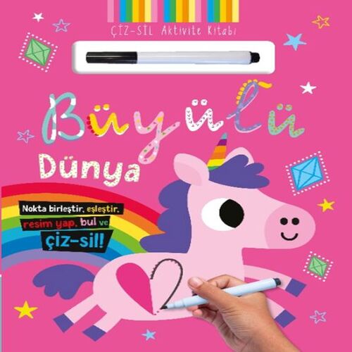 Çiz – Sil Aktivite Kitabı Büyülü Dünya Çiz – Sil Aktivite Kitabı Büyülü Dünya