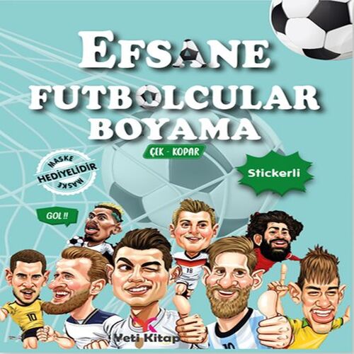 Efsane Futbolcular Boyama Kitabı Efsane Futbolcular Boyama Kitabı