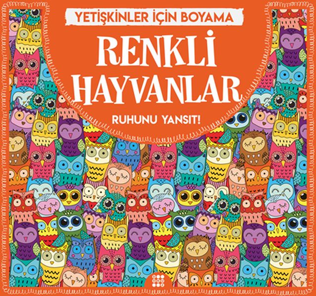 Renkli Hayvanlar - Yetişkinler İçin Boyama Renkli Hayvanlar - Yetişkinler İçin Boyama