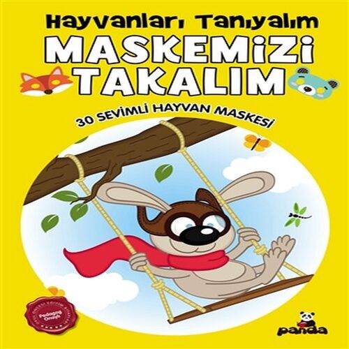 Maskemizi Takalım - Hayvanları Tanıyalım - 30 Sevimli Hayvan Maskesi Maskemizi Takalım - Hayvanları Tanıyalım - 30 Sevimli Hayvan Maskesi