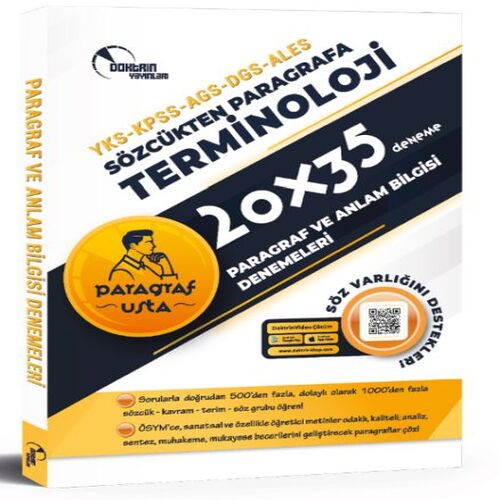 Doktrin Yayınları YKS-KPSS-AGS-DGS-ALES Paragraf 20*35 Deneme Doktrin Yayınları YKS-KPSS-AGS-DGS-ALES Paragraf 20*35 Deneme