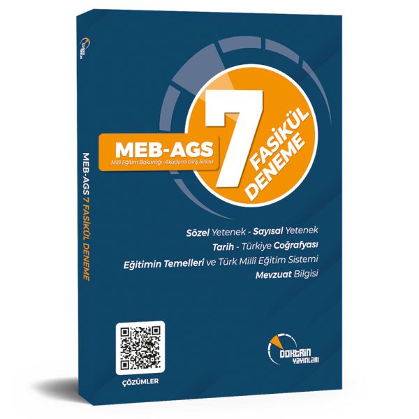 Doktrin Yayınları MEB AGS 7 li Deneme Sınavı Doktrin Yayınları MEB AGS 7 li Deneme Sınavı