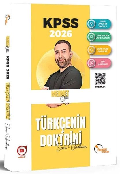 Doktrin 2026 KPSS Türkçenin Doktrini Soru Bankası Çözümlü Doktrin 2026 KPSS Türkçenin Doktrini Soru Bankası Çözümlü